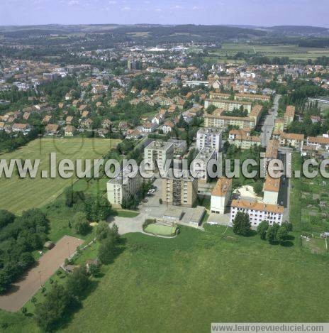 Photo aérienne de Sarreguemines