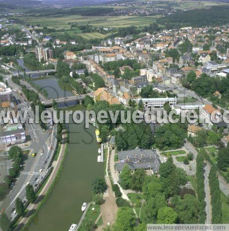 Photo aérienne de Sarreguemines