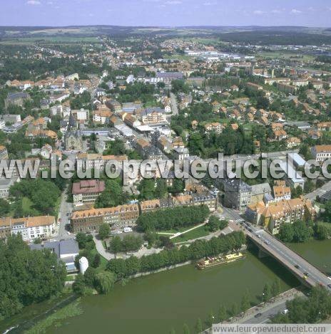 Photo aérienne de Sarreguemines