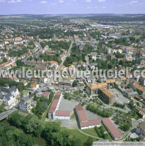 Photo aérienne de Sarreguemines