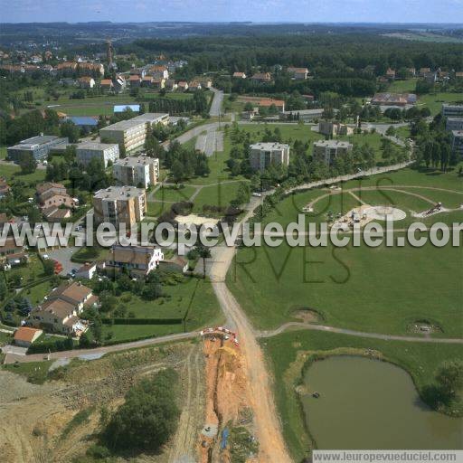 Photo aérienne de Sarreguemines