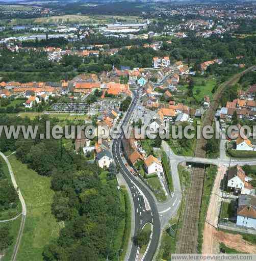 Photo aérienne de Sarreguemines