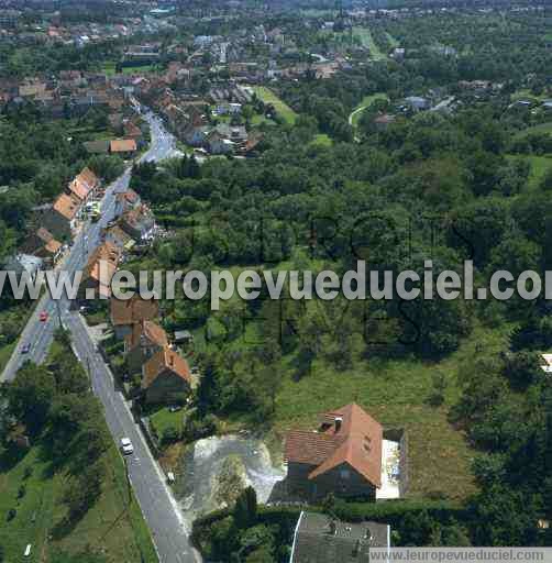 Photo aérienne de Sarreguemines