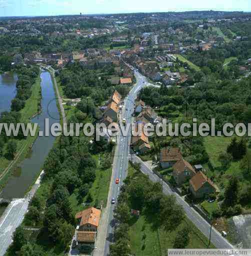 Photo aérienne de Sarreguemines