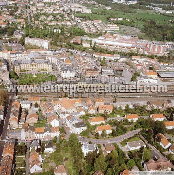 Photo aérienne de Sarreguemines