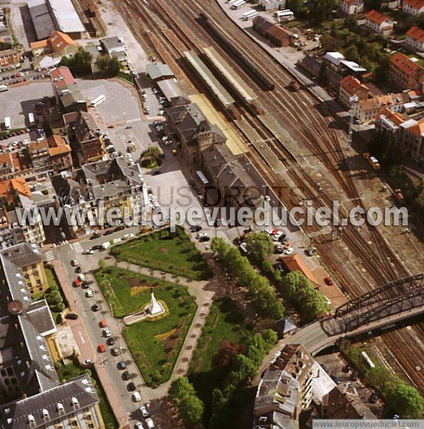 Photo aérienne de Sarreguemines