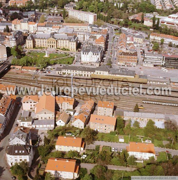 Photo aérienne de Sarreguemines