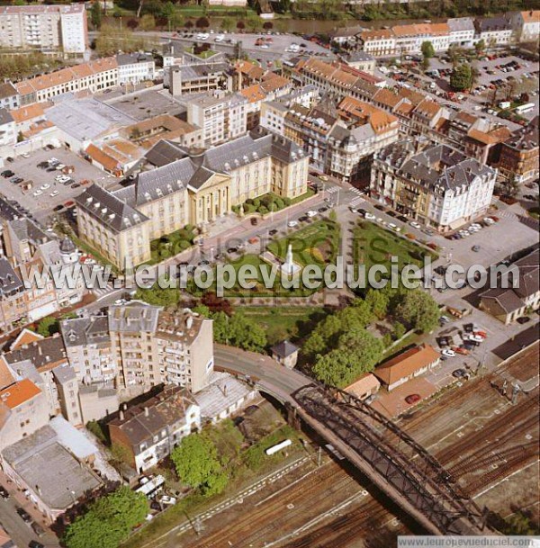 Photo aérienne de Sarreguemines