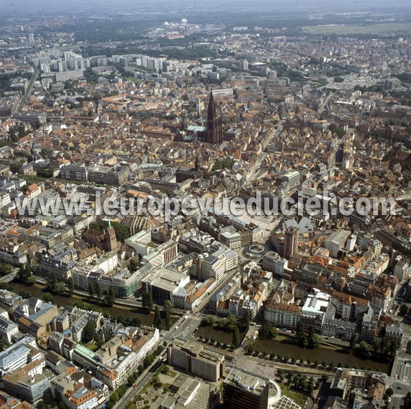 Photo aérienne de Strasbourg