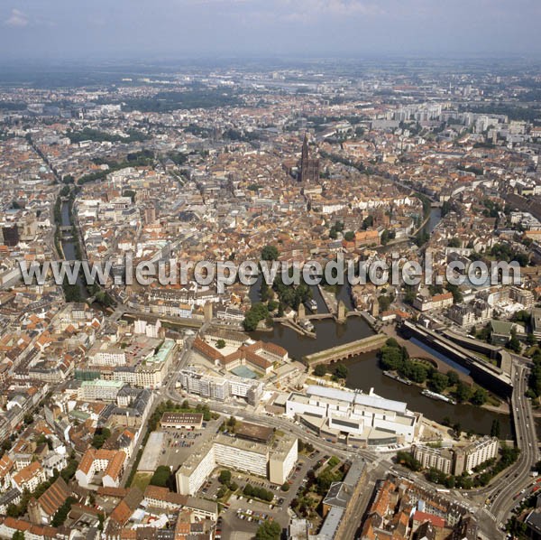 Photo aérienne de Strasbourg