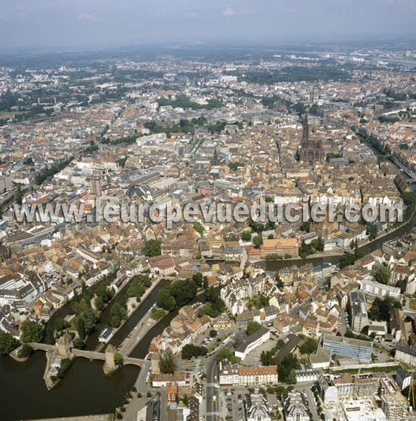 Photo aérienne de Strasbourg