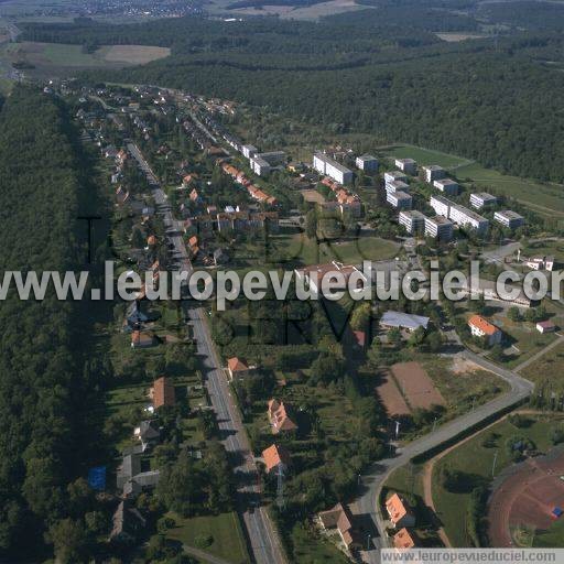 Photo aérienne de Sarreguemines