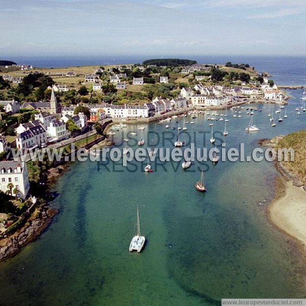 Photo aérienne de Sauzon Photo aérienne de Sauzon