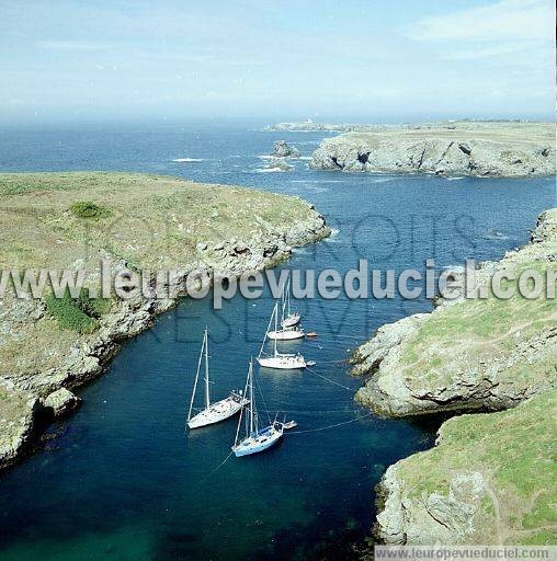 Photo aérienne de Sauzon Photo aérienne de Sauzon