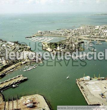 Photo aérienne de Concarneau