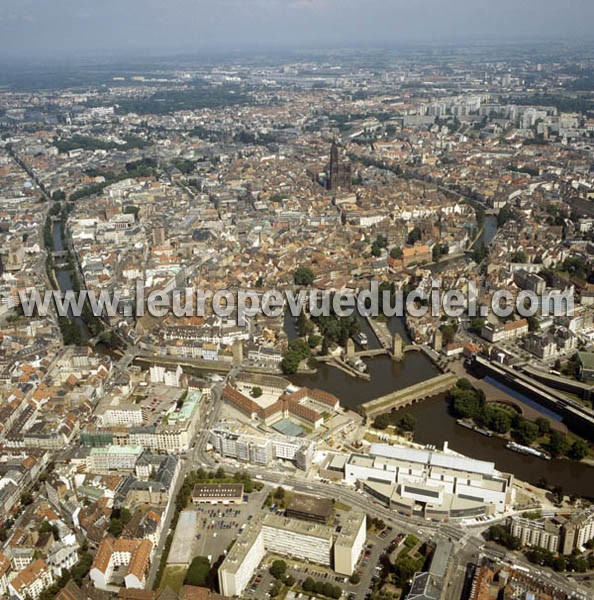 Photo aérienne de Strasbourg