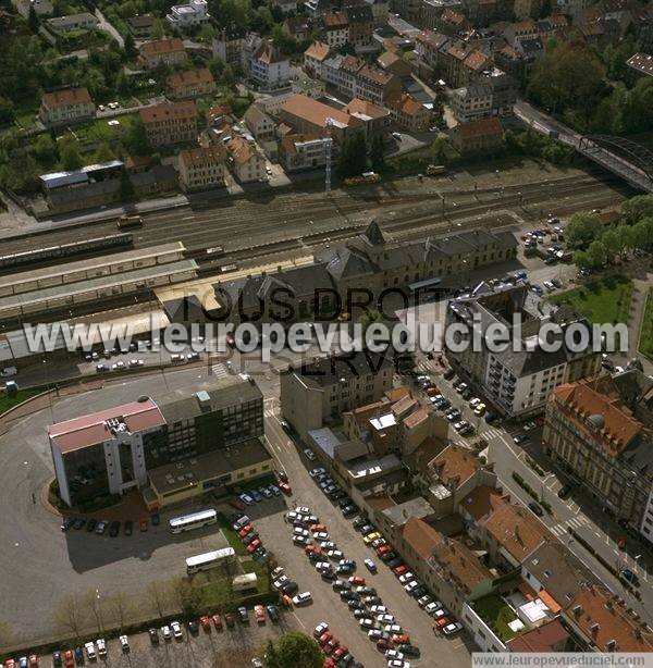 Photo aérienne de Sarreguemines