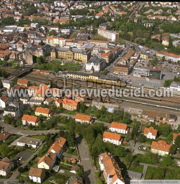 Photo aérienne de Sarreguemines