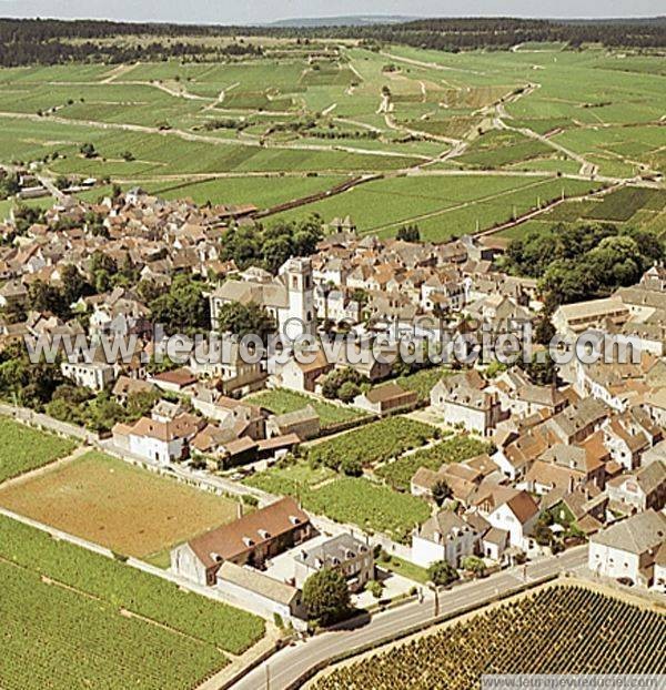 Photo aérienne de Pommard