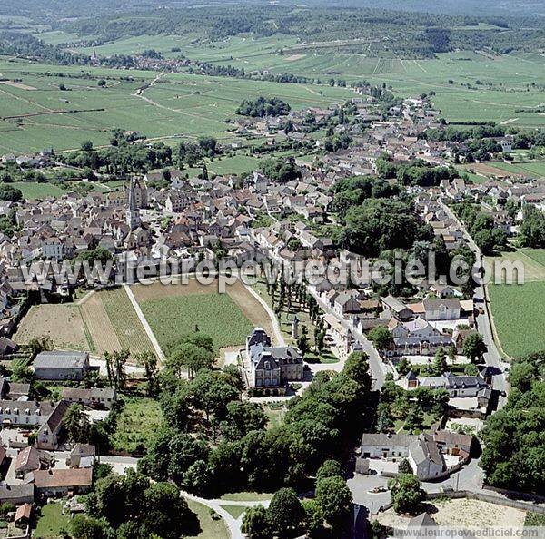 Photo aérienne de Meursault