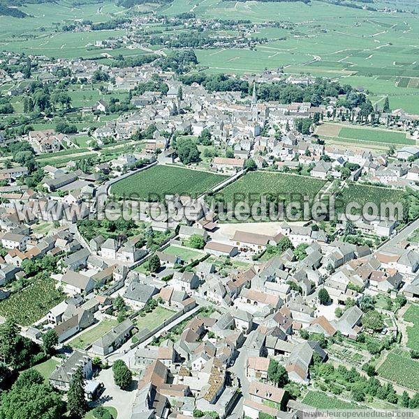 Photo aérienne de Meursault