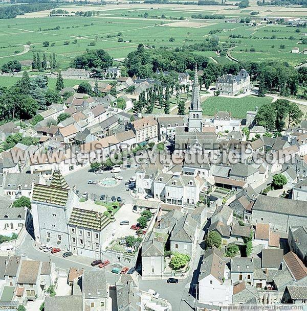 Photo aérienne de Meursault