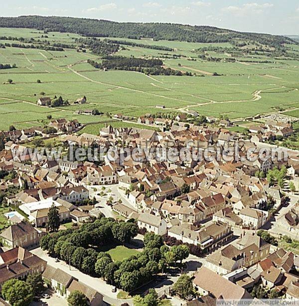 Photo aérienne de Puligny-Montrachet