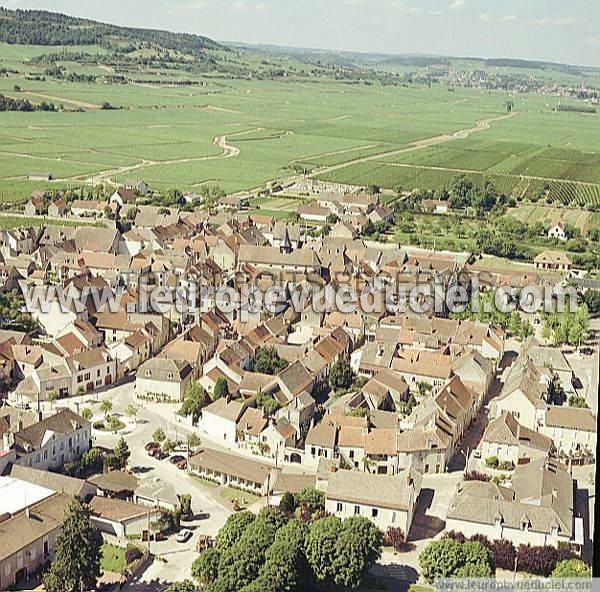 Photo aérienne de Puligny-Montrachet