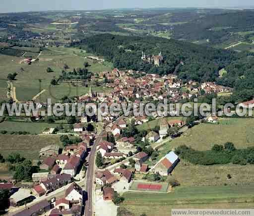 Photo aérienne de La Rochepot