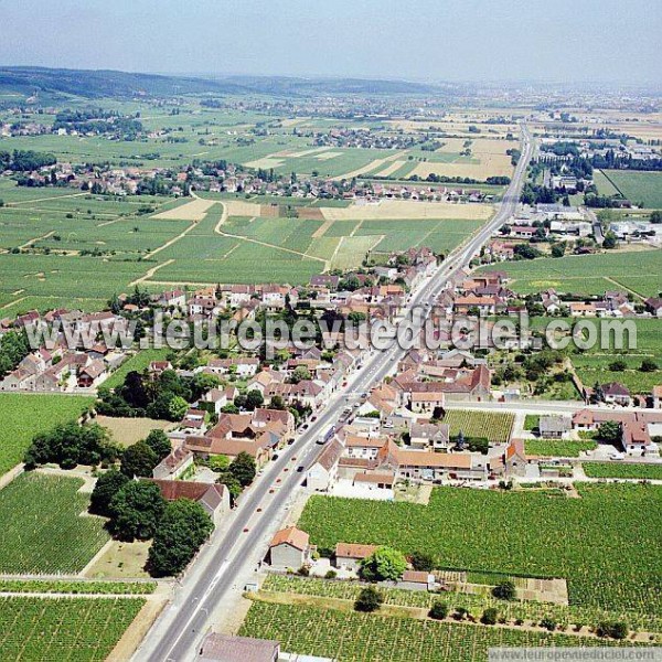 Photo aérienne de Gevrey-Chambertin