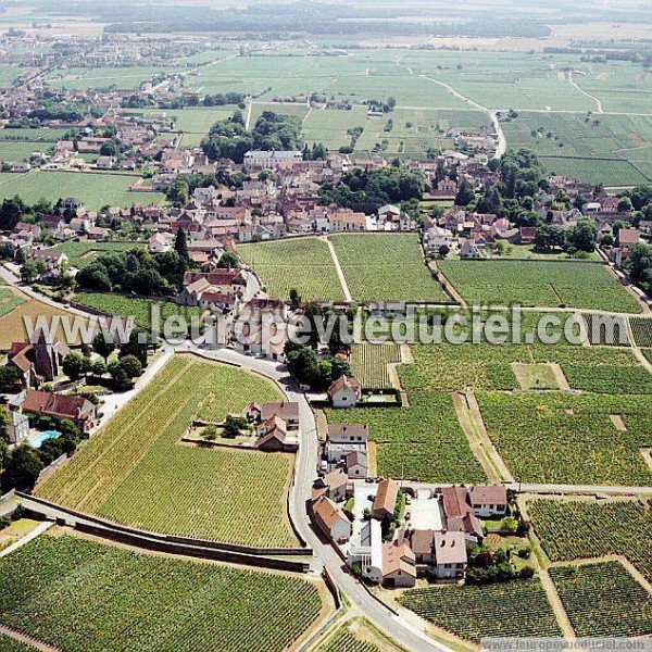 Photo aérienne de Gevrey-Chambertin