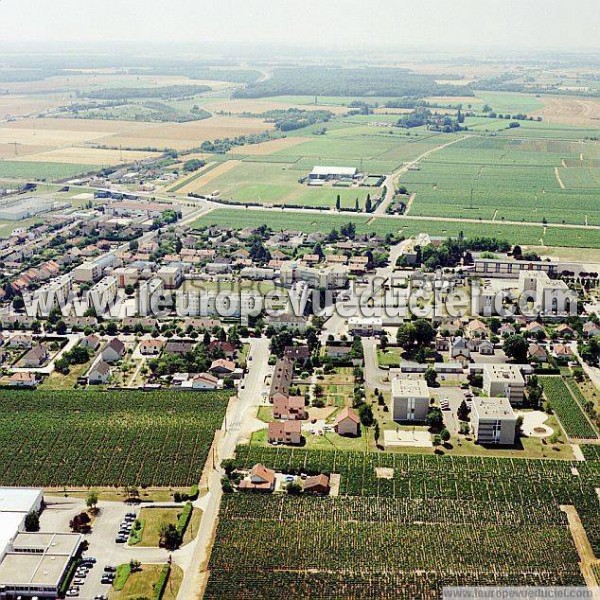 Photo aérienne de Gevrey-Chambertin