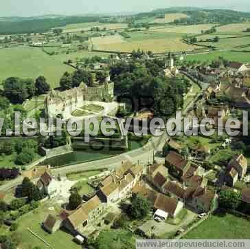 Photo aérienne de poisses