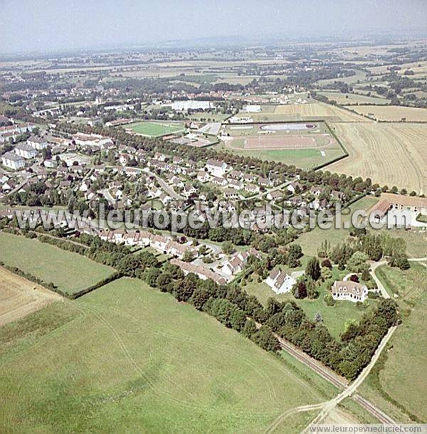 Photo aérienne de Semur-en-Auxois