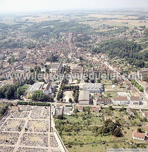 Photo aérienne de Semur-en-Auxois