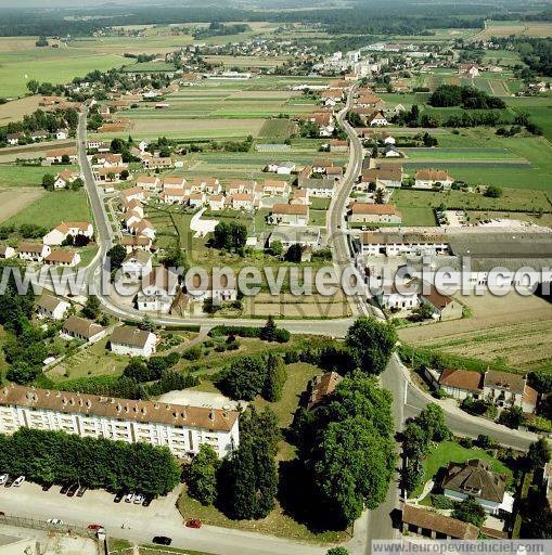 Photo aérienne de Auxonne