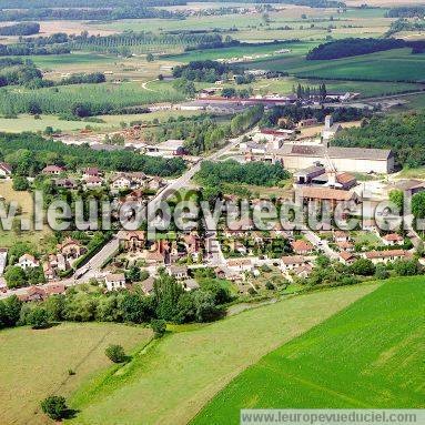 Photo aérienne de Pontailler-sur-Sane