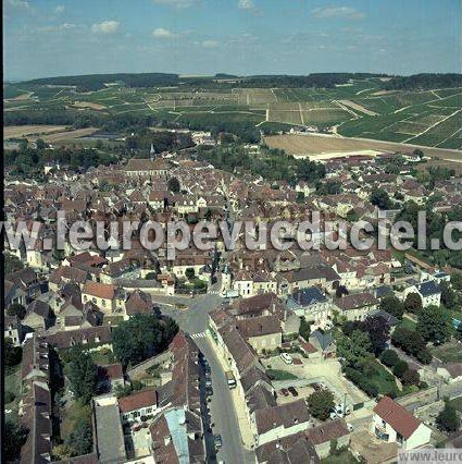 Photo aérienne de Chablis