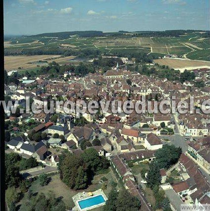 Photo aérienne de Chablis