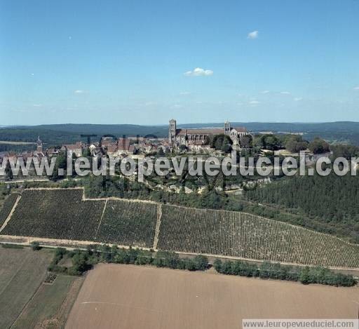 Photo aérienne de Vzelay