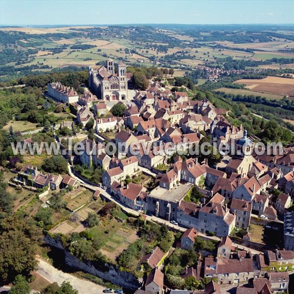 Photo aérienne de Vzelay