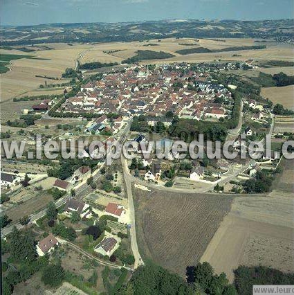 Photo aérienne de Coulanges-la-Vineuse