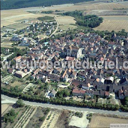 Photo aérienne de Coulanges-la-Vineuse