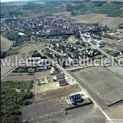 Photo aérienne de Coulanges-la-Vineuse