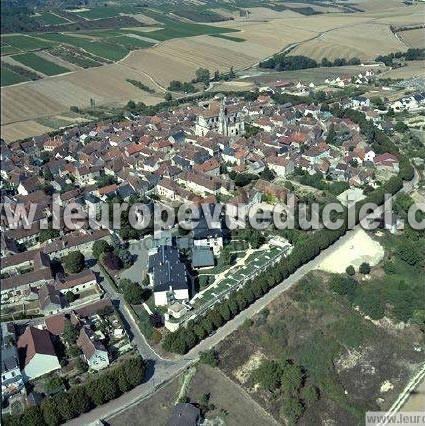 Photo aérienne de Coulanges-la-Vineuse