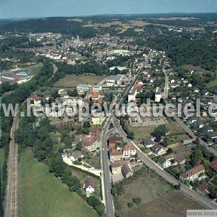 Photo aérienne de Clamecy