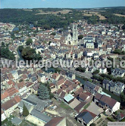 Photo aérienne de Clamecy