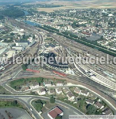 Photo aérienne de Migennes