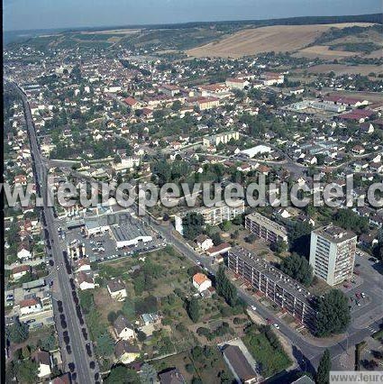 Photo aérienne de Joigny