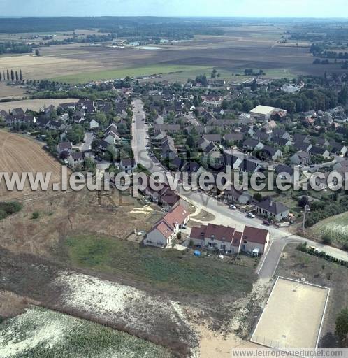 Photo aérienne de Seignelay